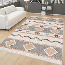 Eliana Home Dijital Baskı Yıkanabilir Kaymaz Taban Salon Halısı ve Yolluk LNA0184-SM27