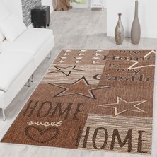 Eliana Home Dijital Baskı Yıkanabilir Kaymaz Taban Salon Halısı ve Yolluk LNA1457