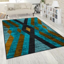 Eliana Home Dijital Baskı Yıkanabilir Kaymaz Taban Salon Halısı ve Yolluk LNA1560-SD282