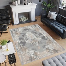 Eliana Home Dijital Baskı Yıkanabilir Kaymaz Taban Salon Halısı ve Yolluk LNA0467