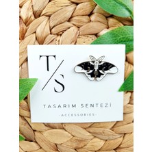 Tasarım Sentezi Rozet Metal Broş Yaka Okul Çantası Kıyafet Şapka Takı Aksesuar Kelebek Hilal Siyah Klips Rosette