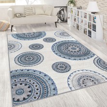 Eliana Home Dijital Baskı Yıkanabilir Kaymaz Taban Salon Halısı ve Yolluk LNA1809