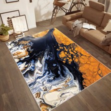 Eliana Home Dijital Baskı Yıkanabilir Kaymaz Taban Salon Halısı ve Yolluk LNA1835-SD006