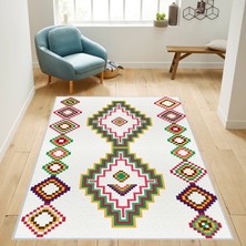 Eliana Home Dijital Baskı Yıkanabilir Kaymaz Taban Salon Halısı ve Yolluk LNA1733