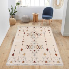 Eliana Home Dijital Baskı Yıkanabilir Kaymaz Taban Salon Halısı ve Yolluk LNA1016