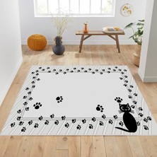 Eliana Home Dijital Baskı Yıkanabilir Kaymaz Taban Salon Halısı ve Yolluk LNA1859-SM230