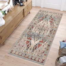 Eliana Home Dijital Baskı Yıkanabilir Kaymaz Taban Salon Halısı ve Yolluk LNA1794