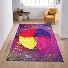 Eliana Home Dijital Baskı Yıkanabilir Kaymaz Taban Salon Halısı ve Yolluk LNA1894-SD041