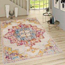 Eliana Home Dijital Baskı Yıkanabilir Kaymaz Taban Salon Halısı ve Yolluk LNA1468