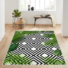 Eliana Home Dijital Baskı Yıkanabilir Kaymaz Taban Salon Halısı ve Yolluk LNA0203-SD424