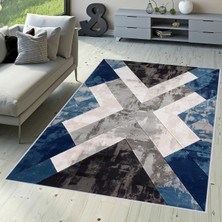 Eliana Home Dijital Baskı Yıkanabilir Kaymaz Taban Salon Halısı ve Yolluk LNA1529-HT1389