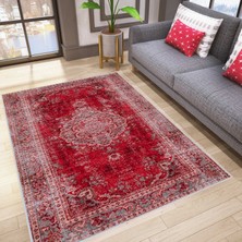 Eliana Home Dijital Baskı Yıkanabilir Kaymaz Taban Salon Halısı ve Yolluk LNA1645-HY1198