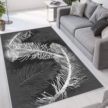 Eliana Home Dijital Baskı Yıkanabilir Kaymaz Taban Salon Halısı ve Yolluk LNA1654
