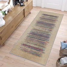 Eliana Home Dijital Baskı Yıkanabilir Kaymaz Taban Salon Halısı ve Yolluk LNA1797
