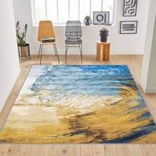 Eliana Home Dijital Baskı Yıkanabilir Kaymaz Taban Salon Halısı ve Yolluk LNA1782