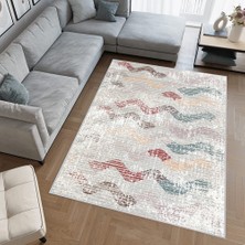 Eliana Home Dijital Baskı Yıkanabilir Kaymaz Taban Salon Halısı ve Yolluk LNA0402