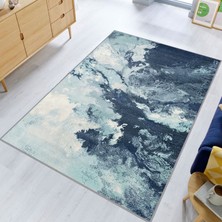 Eliana Home Dijital Baskı Yıkanabilir Kaymaz Taban Salon Halısı ve Yolluk LNA1804