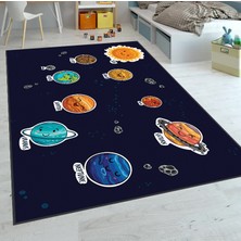 Eliana Home Dijital Baskı Yıkanabilir Kaymaz Taban Çocuk Halısı LNA4107-SD1208