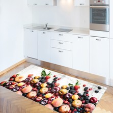 Eliana Home Dijital Baskı Yıkanabilir Kaymaz Taban Mutfak Halısı  LNA2073