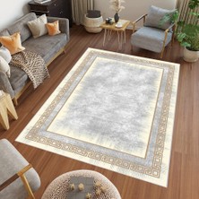 Eliana Home Dijital Baskı Yıkanabilir Kaymaz Taban Salon Halısı ve Yolluk LNA0462