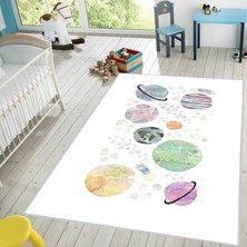 Eliana Home Dijital Baskı Yıkanabilir Kaymaz Taban Çocuk Halısı LNA4011