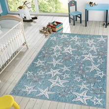 Eliana Home Dijital Baskı Yıkanabilir Kaymaz Taban Çocuk Halısı LNA4049