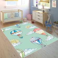 Eliana Home Dijital Baskı Yıkanabilir Kaymaz Taban Çocuk Halısı LNA4094-SD087