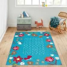 Eliana Home Dijital Baskı Yıkanabilir Kaymaz Taban Çocuk Halısı LNA4030