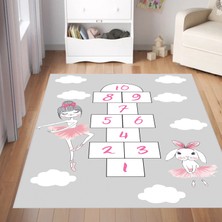 Eliana Home Dijital Baskı Yıkanabilir Kaymaz Taban Çocuk Halısı LNA4087-SD503