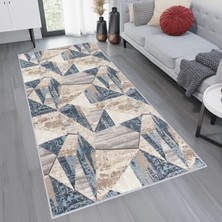 Eliana Home Dijital Baskı Yıkanabilir Kaymaz Taban Salon Halısı ve Yolluk LNA1762