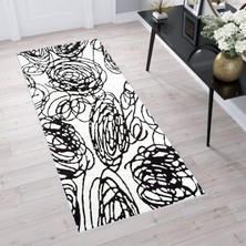 Eliana Home Dijital Baskı Yıkanabilir Kaymaz Taban Salon Halısı ve Yolluk LNA1705