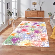 Eliana Home Dijital Baskı Yıkanabilir Kaymaz Taban Salon Halısı ve Yolluk LNA1838-SD119