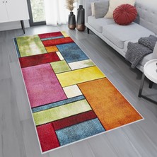 Eliana Home Dijital Baskı Yıkanabilir Kaymaz Taban Salon Halısı ve Yolluk LNA1086