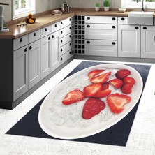 Eliana Home Dijital Baskı Yıkanabilir Kaymaz Taban Mutfak Halısı  LNA2097-SD148