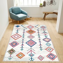 Eliana Home Dijital Baskı Yıkanabilir Kaymaz Taban Salon Halısı ve Yolluk LNA1070