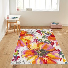 Eliana Home Dijital Baskı Yıkanabilir Kaymaz Taban Salon Halısı ve Yolluk LNA1100