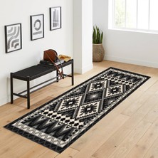 Eliana Home Dijital Baskı Yıkanabilir Kaymaz Taban Salon Halısı ve Yolluk LNA1771
