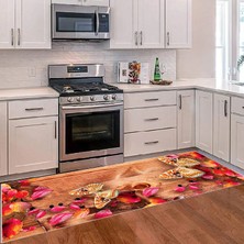 Eliana Home Dijital Baskı Yıkanabilir Kaymaz Taban Mutfak Halısı  LNA2070