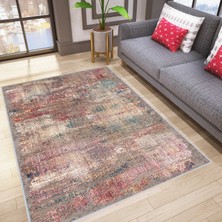Eliana Home Dijital Baskı Yıkanabilir Kaymaz Taban Salon Halısı ve Yolluk LNA1646-HT134