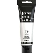 Liquitex Basics Akrilik Boya 118 ml Titanium White 432
