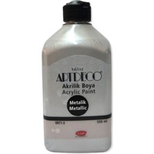 Artdeco Metalik Akrilik Boya Gümüş 3722 Renkli 500 ML Kolay Uygulama ve Temizlik Özelliği