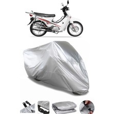 Yuki Gusto 50  Gri Motosiklet Brandası Premium Kalite