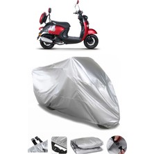 Autolion Kuba Trendy Xc 50  Gri Motosiklet Brandası Premium Kalite