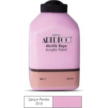 Artdeco 500ML 3018 Şakayık Pembe Akrilik Boya