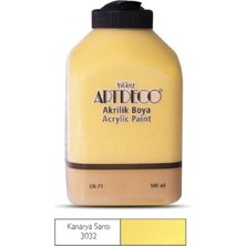Artdeco 500ML 3032 Kanarya Sarısı Akrilik Boya
