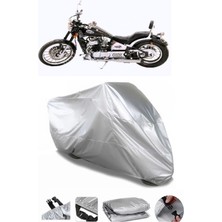 Asya Ghost 350  Gri Motosiklet Brandası Premium Kalite