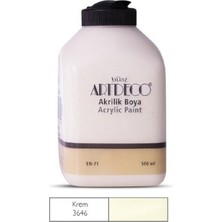 Artdeco 500ML 3646 Krem Akrilik Boya