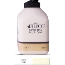 Artdeco 500ML 3646 Krem Akrilik Boya