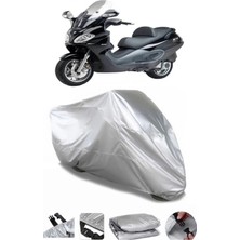 Piaggio X9 200  Gri Motosiklet Brandası Premium Kalite