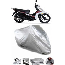 Rks Rodos 100  Gri Motosiklet Brandası Premium Kalite